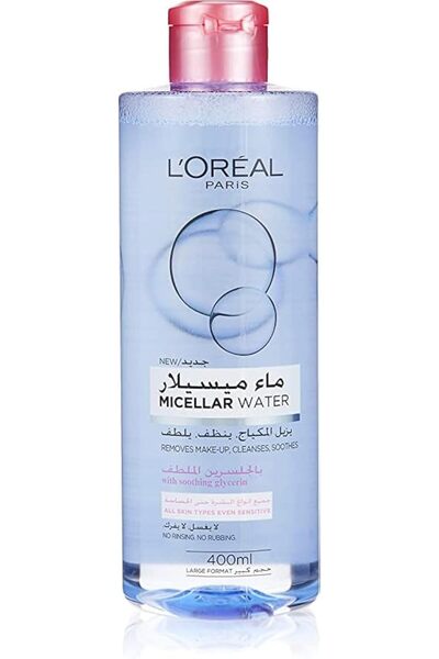 L'Oreal Paris لوريال باريس ماء ميسيلار منظف ومزيل مكياج للبشرة العادية إلى ال...