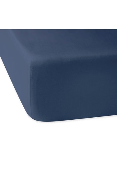 Darymex Cearceaf de pat Darymex, Bumbac satinat, cu elastic, albastru, 120x20...