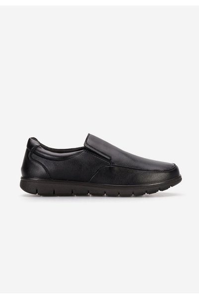 B T Shoes Τζάρεκ Λόφερς μαύρα μοκασίνια