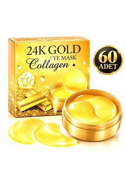 Forface 24K Gold Collagen Göz Altı Maskesi 60 Adet – Nemlendirici Hidrojel Gö...