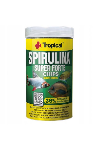 Tropical Super Spirulina Forte Chips 1000ml 520g
