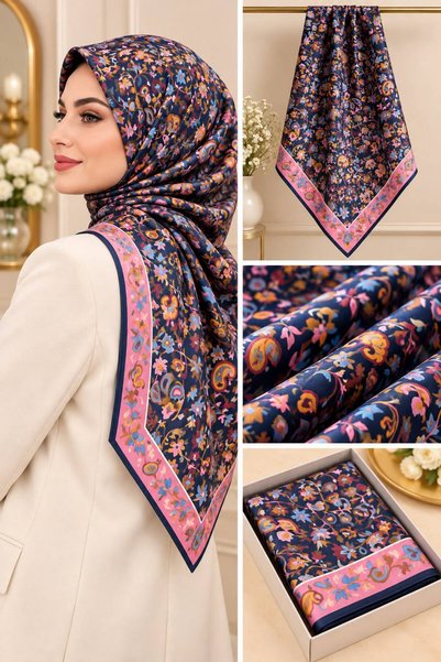 soft eşarp lacivert