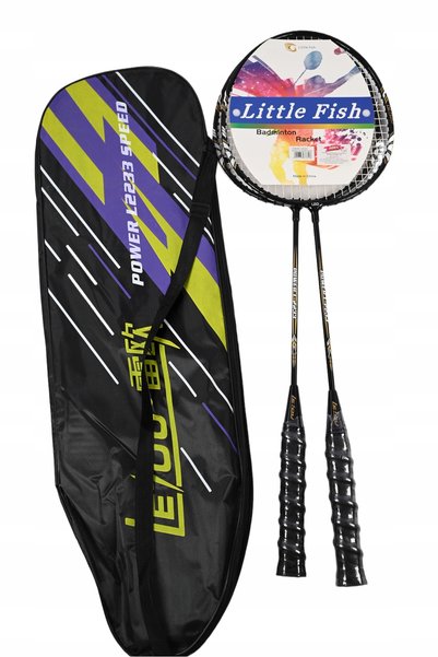 Midex SET DE RĂCHETE DE BADMINTON, RĂCHETE DE JOC DIN ALUMINIU, ÎN CUTIE