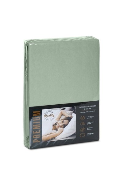 Eurofirany Cearsaf cu elastic Premium din jerse de bumbac 100% pentru pat, re...