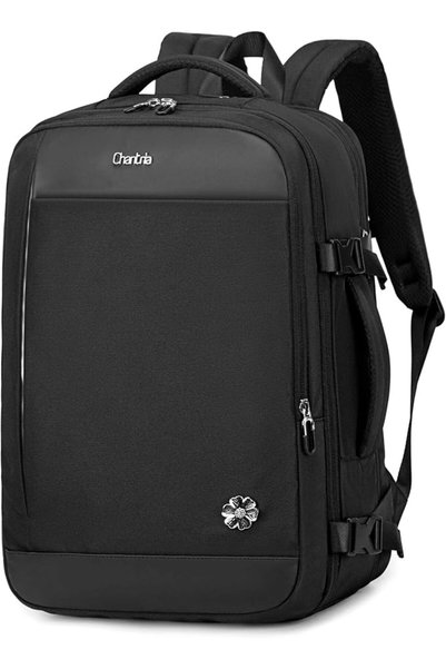 Chantria Expandable Premium Travel Backpack Water Resistant Multifunctional B...