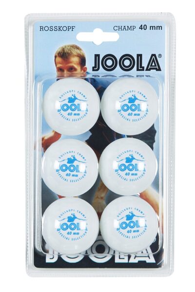 Joola Set de mingi Rossi Champ, 6 piese, Alb