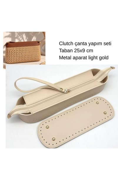 angel çanta aksesuar Set za izradu torbice modela Nez u krem boji