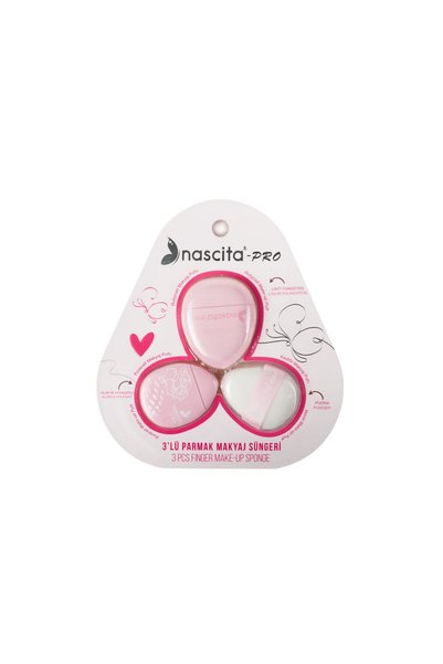 nascita PRO 3’lü Parmak Makyaj Sünger Seti