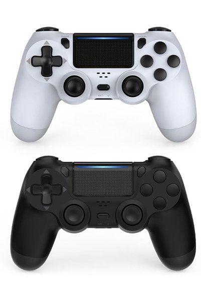GENERAL PS4 Controller Wireless 2 Pack, Compatible with PlayStation 4 & PC Wi...
