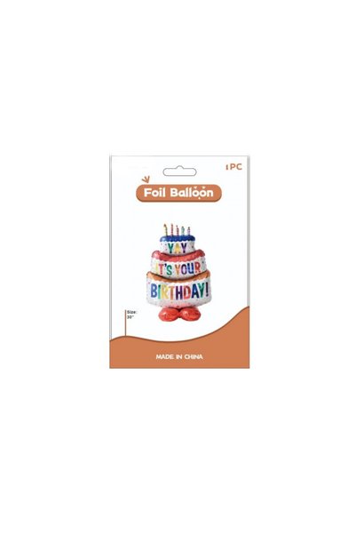 OEM Μπαλόνι αλουμινίου "It's Your Birthday" 11 εκ.