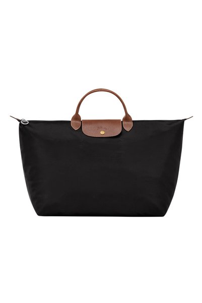 Longchamp حقيبة سفر جديدة كبيرة السعة مقاومة للماء بتصميم الدامبلنج