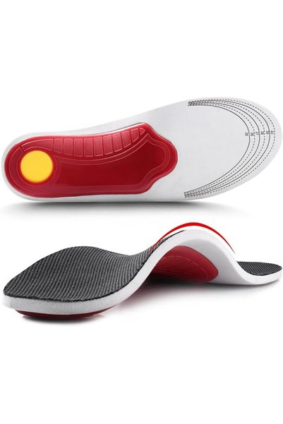 GENERAL High Arch Support Insoles for Flat Feet - Orthotic Insoles for High A...