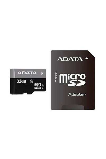 Adata Premier 32Gb 80Mb/S Class10 Microsdhc Memory Card with Adapter