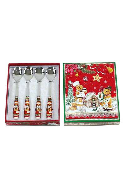 Etoile Σετ 4 ανοξείδωτων κουταλιών σε κουτί Gingerbreads LM-848D