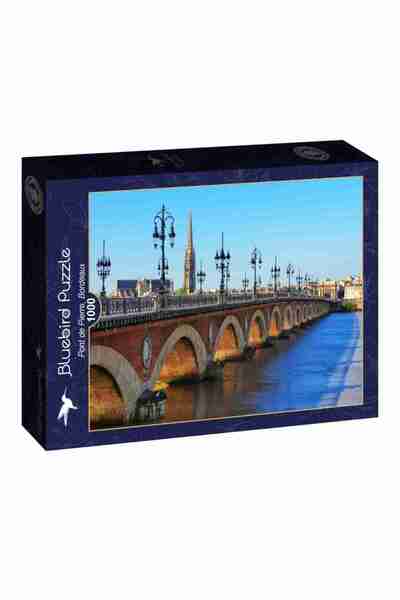 BLUE BIRD Bluebird Puzzle-90041-Γέφυρα του Πέτρου, Μπορντό - 1000 κομμάτια