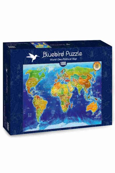 BLUE BIRD Bluebird Puzzle 70333-Πάγκος λουλουδιών στο αγοράστιο - 1000 κομμάτια