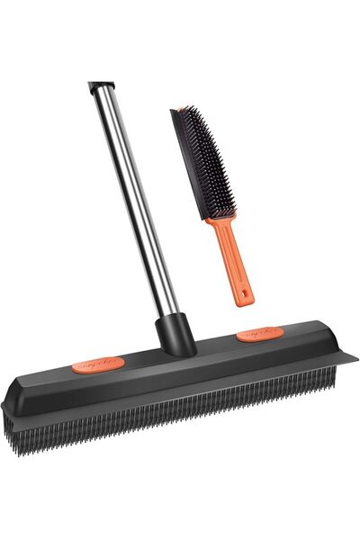 Conliwell Conlewell Rubber Broom Pet Hair Remover, Portable Dog Hair Remover ...