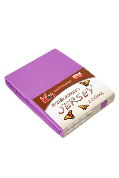 Karo Cearceaf cu banda elastica Karo, Jerseu, 90x200cm, 150g/m2, Fucsia
