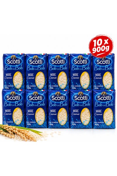 Scotti Pachet 10x900g Orez Bob Mare origine Romania