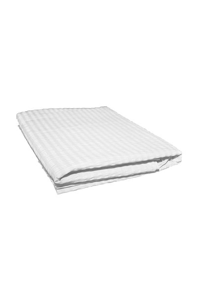 Karo Cearsaf din creponat 160x200 uni alb 01 bumbac 100%