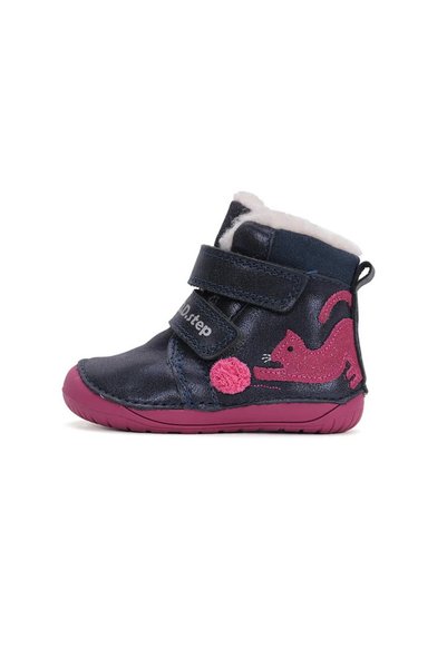 D.D Step Cizme căptușite Barefoot pentru fete D.D.Step W070-42110A Albastru r...