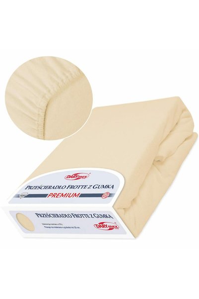 Darymex Cearceaf frotte cu elastic, 150/160x200cm, 82% bumbac, 18% poliester,...