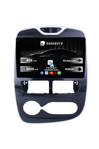 Universal Ειδικό σύστημα πλοήγησης Renault Clio 2013-2019, DUDU3, 4GB RAM 64G...
