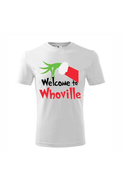 Malfini Tricou personalizat, Grinch # 51, Bumbac 100%, Alb, Barbat, Marime S