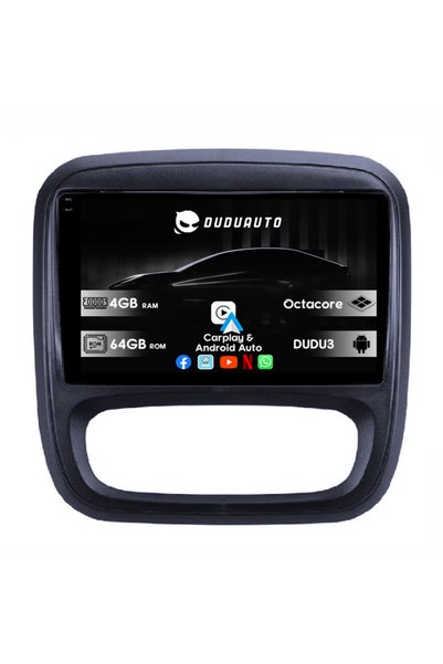 DUDU Ειδικό Σύστημα Πλοήγησης Fiat Talento 2016+ DUDU3, 4GB RAM 64GB ROM, Oct...