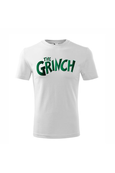 Malfini Tricou personalizat, Grinch # 219, Bumbac 100%, Alb, Barbat, Marime M