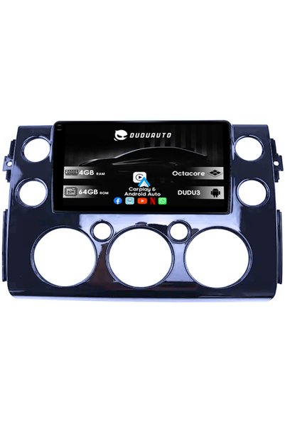 DUDU Ειδικό σύστημα πλοήγησης Toyota FJ Cruiser J15 2006-2020 Μαύρο, DUDU3, 4...