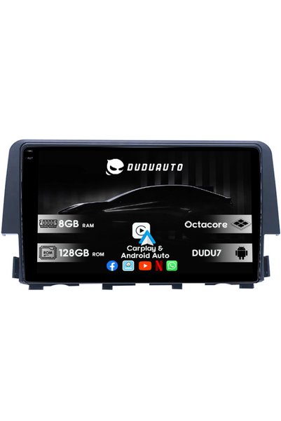 DUDU Ειδικό σύστημα πλοήγησης για Honda Civic 2016-2020, DUDU3, 4GB RAM 64GB ...