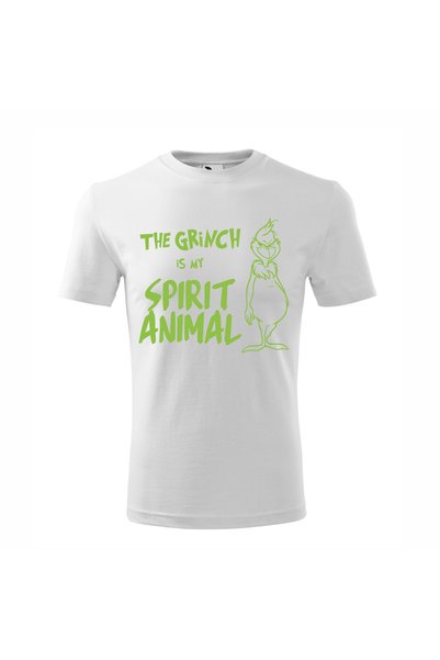 Malfini Tricou personalizat, Grinch # 91, Bumbac 100%, Alb, Barbat, Marime 2XL