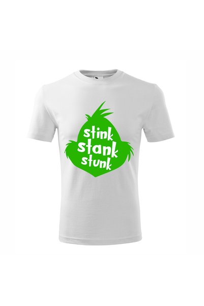 Malfini Tricou personalizat, Grinch # 165, Bumbac 100%, Alb, Barbat, Marime 2XL