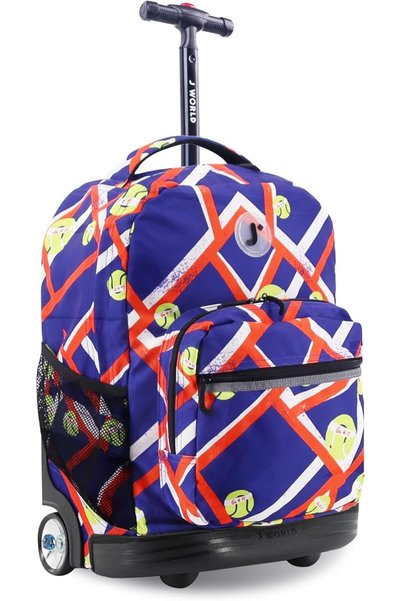 J World New York J World Sunrise Kids Rolling Backpack for Girls Boys. Roller...