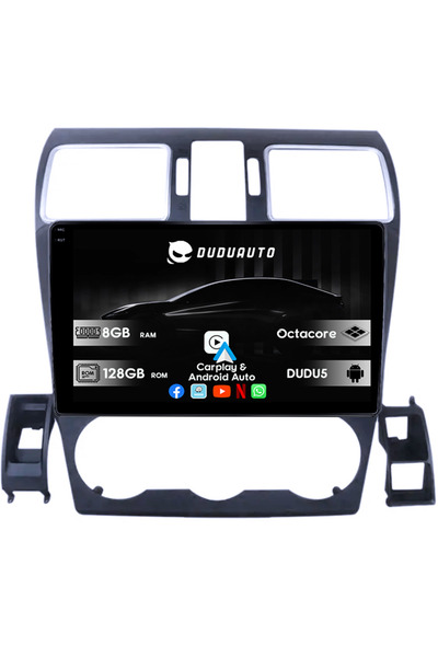 DUDU Συσκευή πλοήγησης για Subaru Forester 2015-2017, DUDU3, 4GB RAM 64GB ROM...