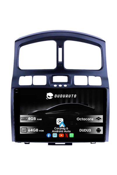 Universal Dedicated navigation Hyundai Santa Fe 2000-2012, DUDU3, 4GB RAM 64G...