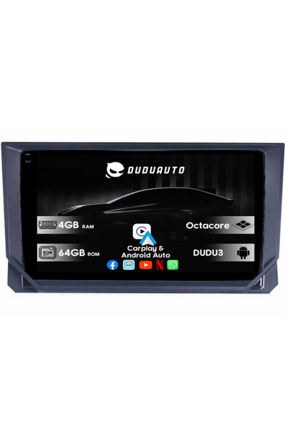 DUDU Συσκευή πλοήγησης για Seat Ibiza 2017-2020, DUDU3, 4GB RAM 64GB ROM, Oct...