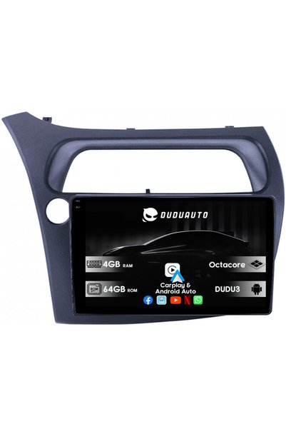 DUDU Ειδικό σύστημα πλοήγησης για Honda Civic 2005-2011, DUDU3, 4GB RAM 64GB ...