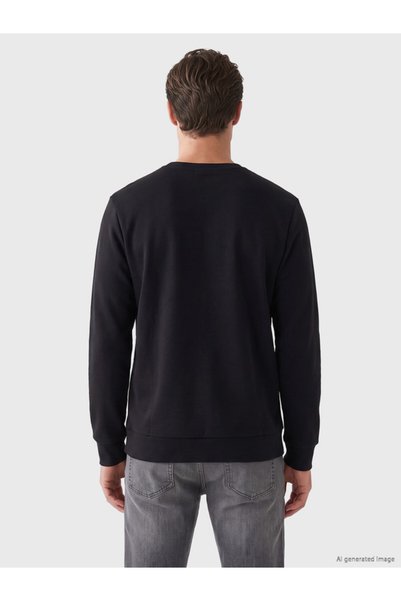 LC Waikiki Quality Parts from Çelebi Store Zero Roba Yaka Men's Sweatshirt