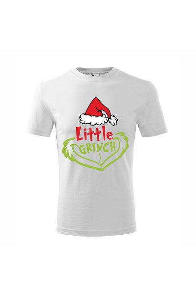 Malfini Tricou personalizat, Grinch # 60, Bumbac 100%, Alb, Barbat, Marime L