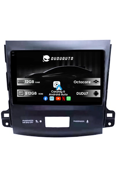 DUDU Ειδικό σύστημα πλοήγησης Peugeot 4007 2007-2012, DUDU3, 4GB RAM 64GB ROM...