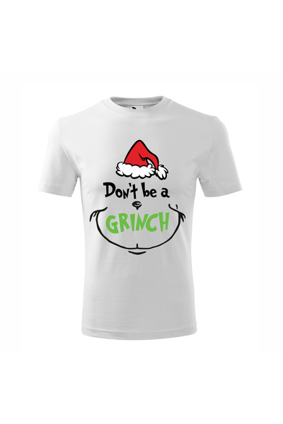 Malfini Tricou personalizat, Grinch # 73, Bumbac 100%, Alb, Barbat, Marime S
