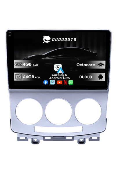 DUDU Ειδικό σύστημα πλοήγησης για Mazda 5 2005-2010, DUDU3, 4GB RAM 64GB ROM,...