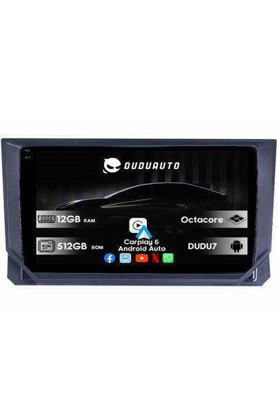 DUDU Συσκευή πλοήγησης για Seat Ibiza 2017-2020, DUDU3, 4GB RAM 64GB ROM, Oct...
