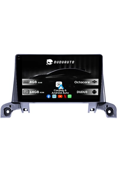 DUDU Ειδικό σύστημα πλοήγησης Peugeot 3008 2017-2020, DUDU3, 4GB RAM 64GB ROM...