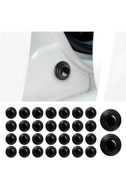 Yelajoy 32 PCS Car Door Shock Absorber,Soundproof Anti-Collision Pad