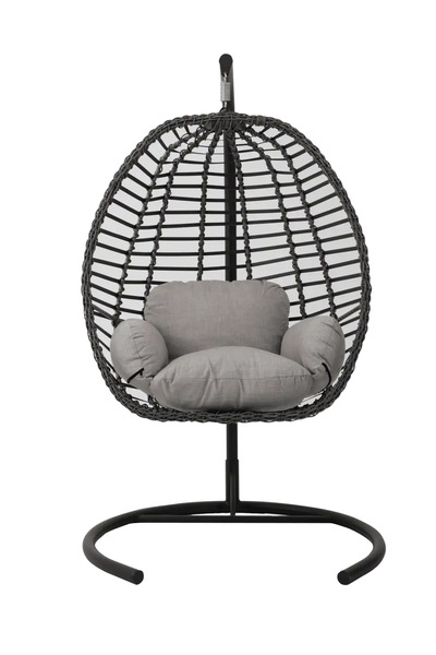 QUATTRO HOME Tek Kişilik Rattan Salıncak - Metal Çerçeveli Bahçe ve Balkon Koltuğu--Dış mekan kullanımına uygun yapısıyla farklı hava koşullarına uyum sağlar.