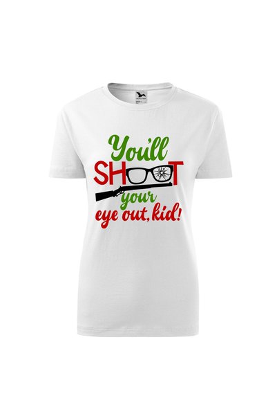 Malfini Tricou personalizat, Grinch #3, Bumbac 100%, Alb, Dama, Marime 3XL