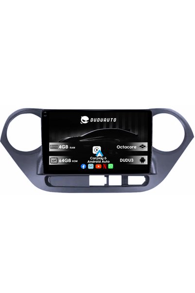 DUDU Ειδικό σύστημα πλοήγησης Hyundai I10 2014-2017, DUDU3, 4GB RAM 64GB ROM,...